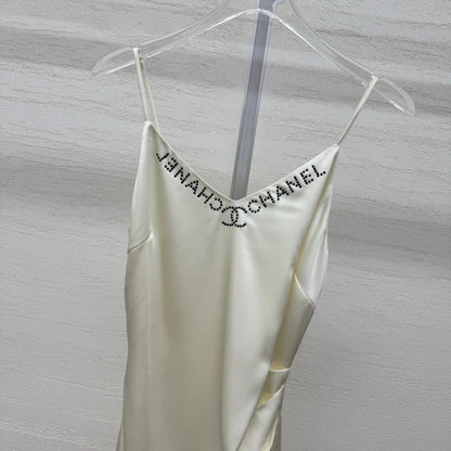 Chanel 2026 Dress Cream Polyester 356979