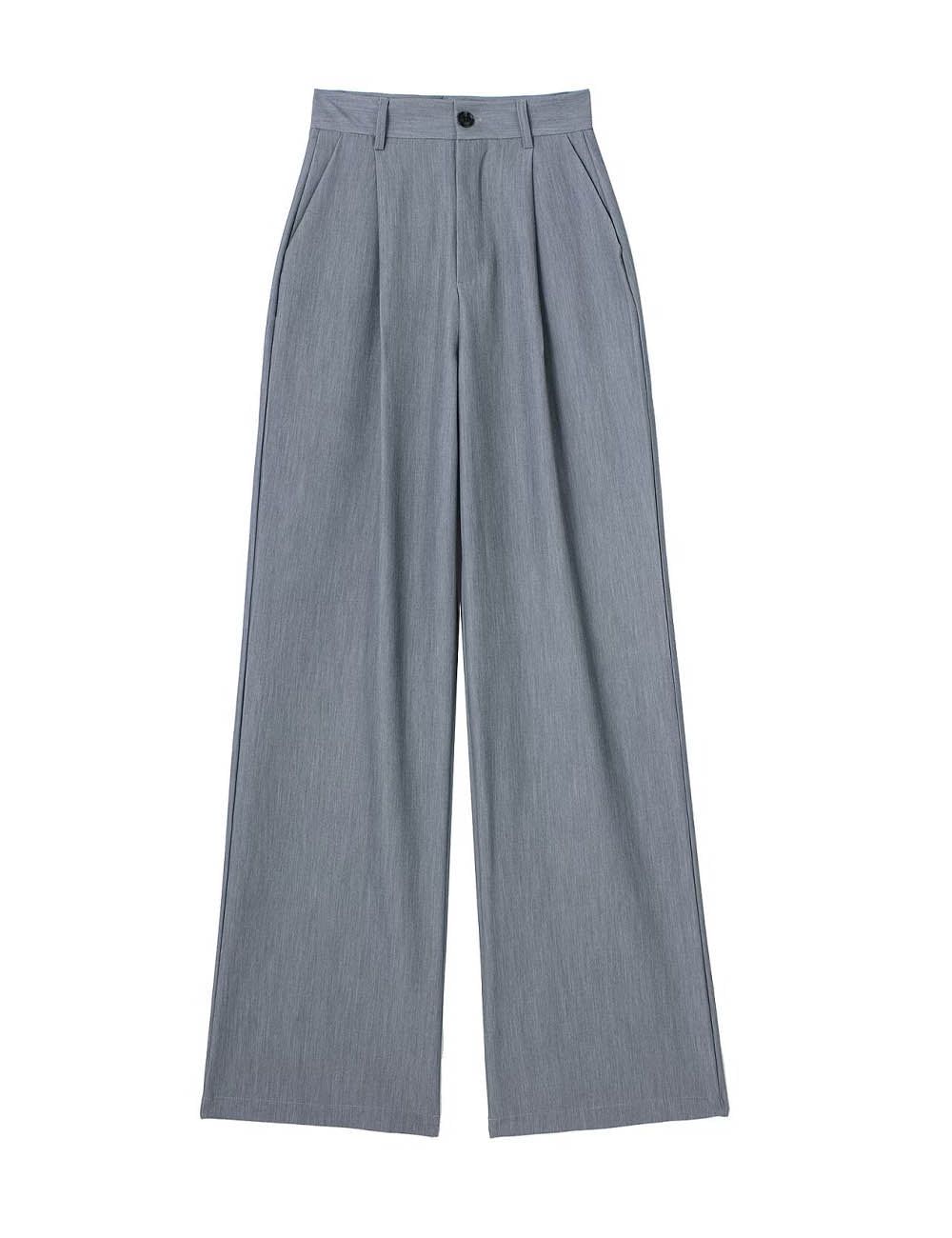 Casual High Waisted Pleated Loose Dress Pants