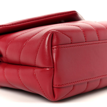 Calfskin Y Quilted Monogram Toy Loulou Crossbody Bag New Lipstick