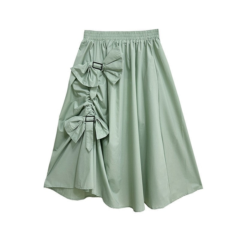 Vintage Ruffle High Waist Skirt