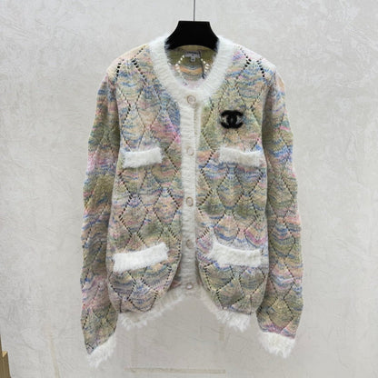 CC 26 Clover Cardigan Multicolor Wool 830605