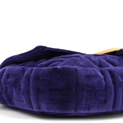Velvet FF Embossed Baguette Viola Plus