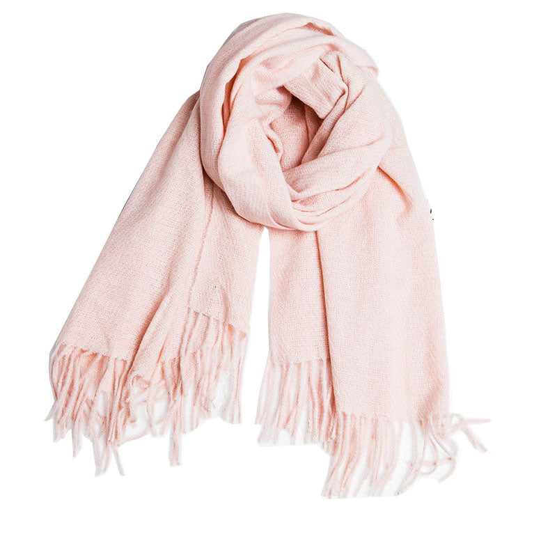 Winter Thick Warm Shawl Tassel Soft Scarf