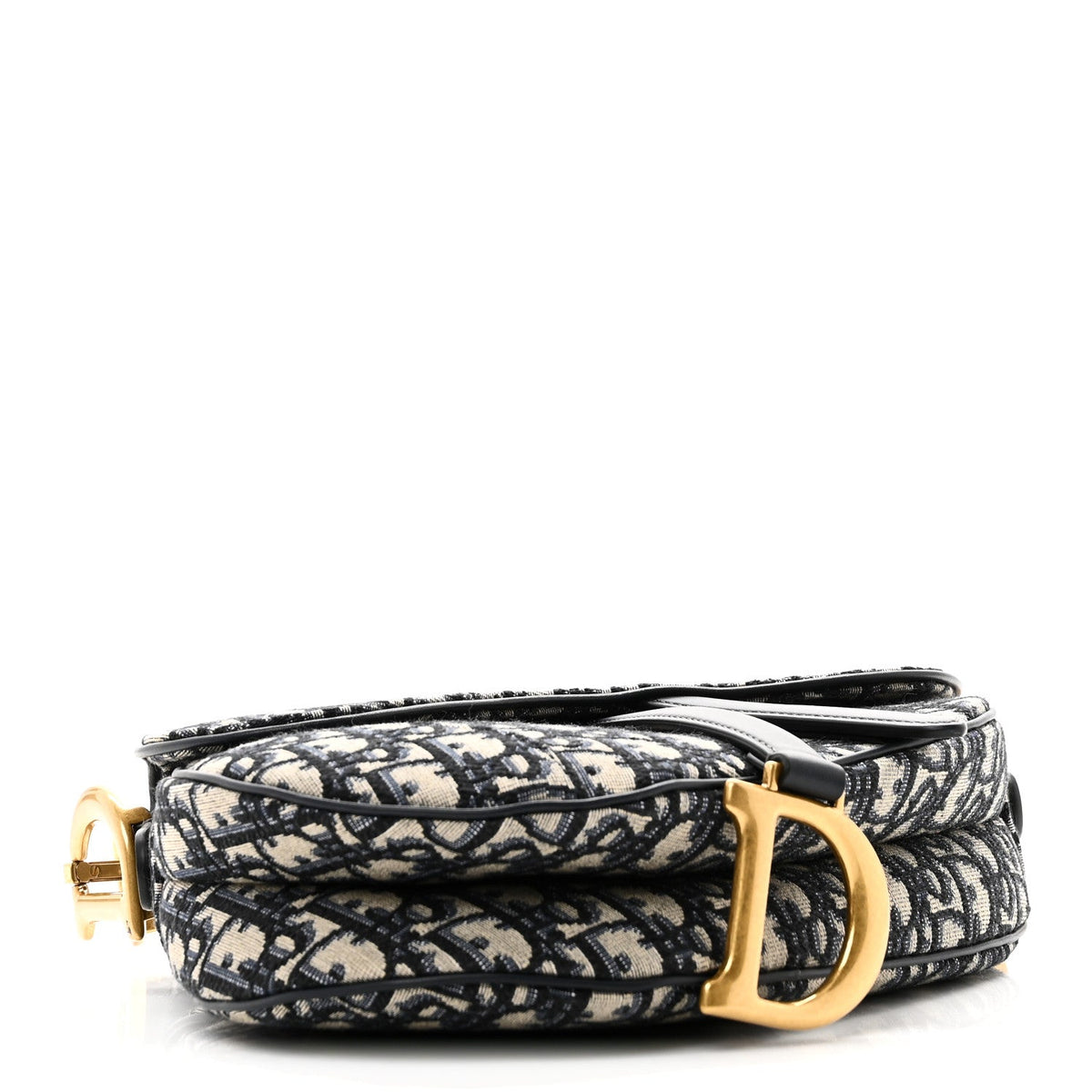 Oblique Saddle Bag Blue
