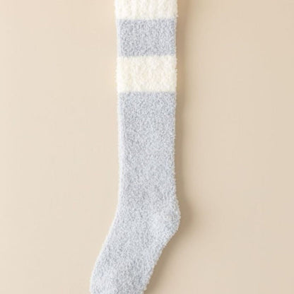 Rufia - Colorful Coral Fleece Calf Socks