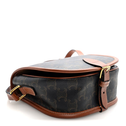 Triomphe Canvas Medium Folco Bag Tan
