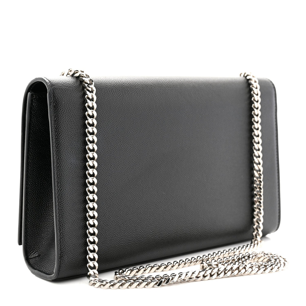Grain De Poudre Medium Classic Monogram Kate Satchel Black