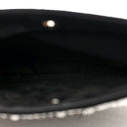 Satin Crystal Cleo Adjustable Strap Shoulder Bag Metal