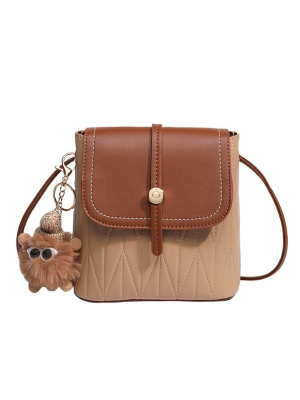 Cosbai - Simple Color-Block Crossbody Bag – Playful &amp; Practical