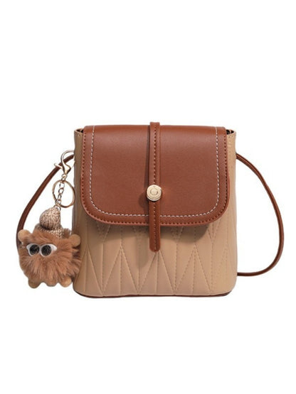 Cosbai - Simple Color-Block Crossbody Bag – Playful &amp; Practical