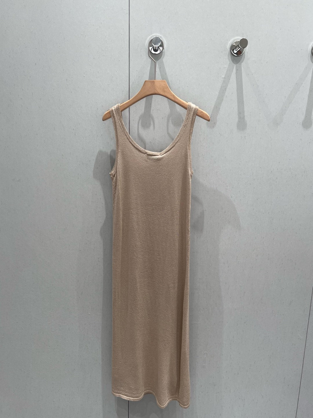 YSL 25 Round Neck Knitted Vest Dress Viscose Polyester 210355