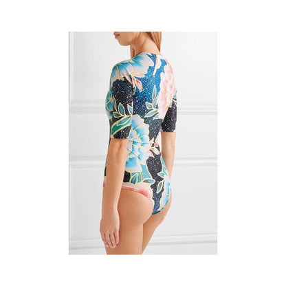 One-Piece Printed Professional Swimwear