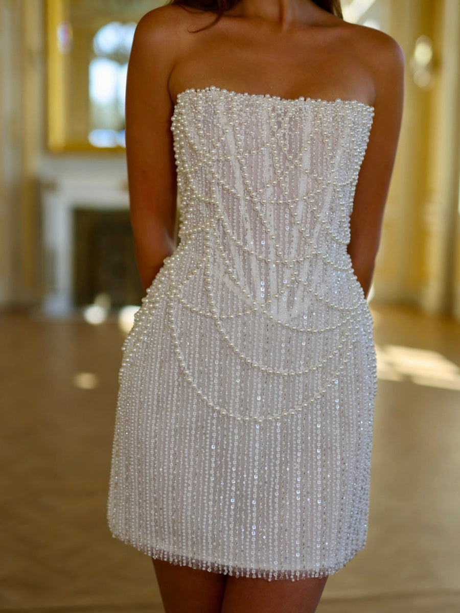 Felicity Pearl Sequined Mini Dress