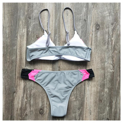 Split Bikini Color Matching Sexy Swimsuit