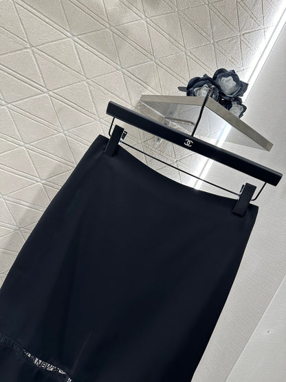 CHANEL EMBROIDERED SKIRT STYLE 284