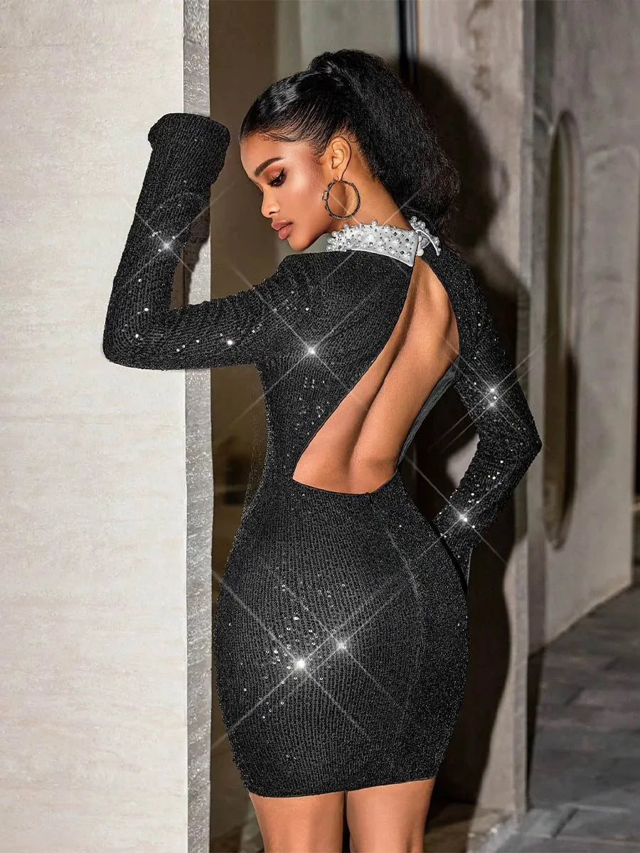 Lucia Mini Dress In Black