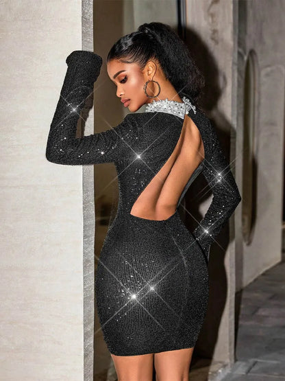 Lucia Mini Dress In Black