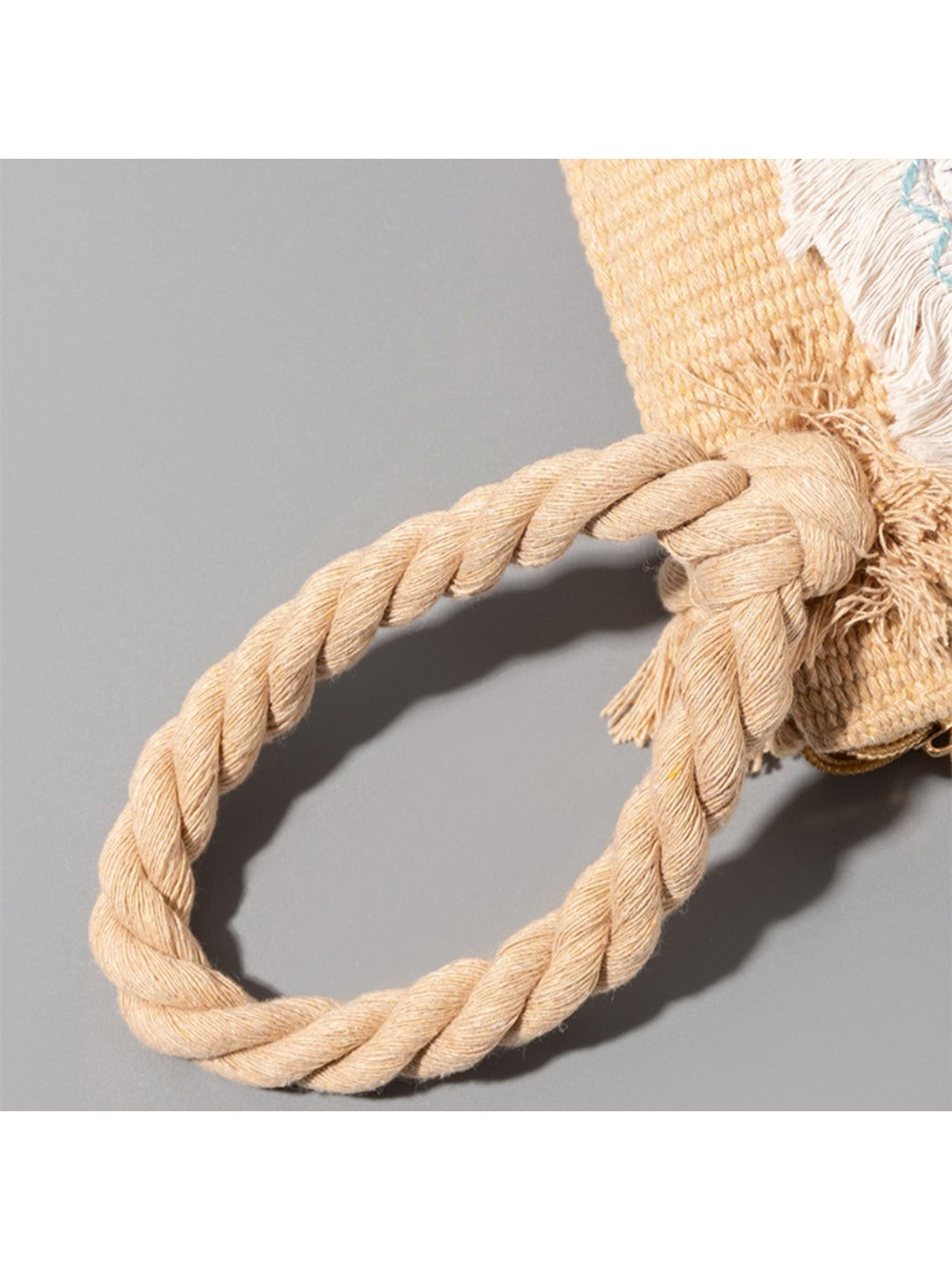 Cosbai - Brown Minimalist Woven Clutch Bag - Boho &amp; Chic