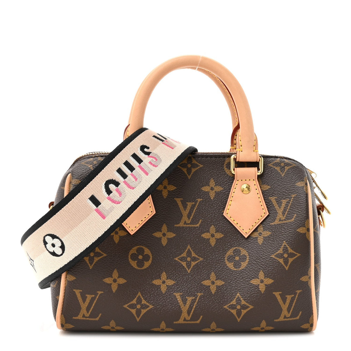 Monogram Speedy Bandouliere 20 Black