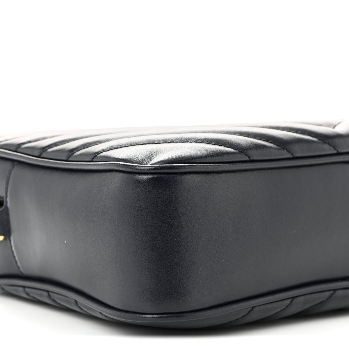 Calfskin Matelasse Monogram Lou Camera Bag Navy