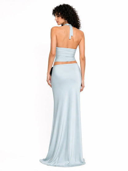 Paulina Resort Style Mermaid Bodycon Maxi Skirt Set
