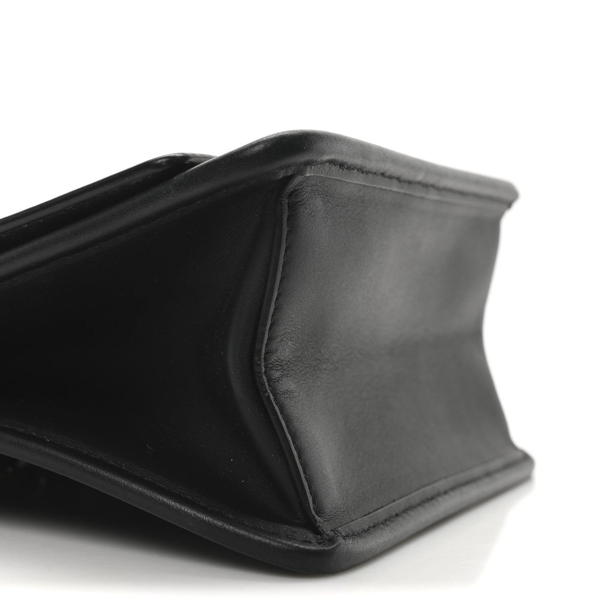 Vitello Century Velvet F is Fendi FF Small Kan I Shoulder Bag Black Tobacco