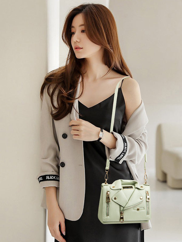 Original Stylish Rivets PU Shoulder Bag