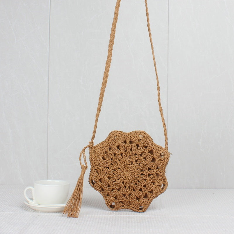 Crochet Market Nag Octagon Crossbody Bag