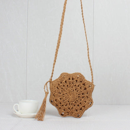 Crochet Market Nag Octagon Crossbody Bag