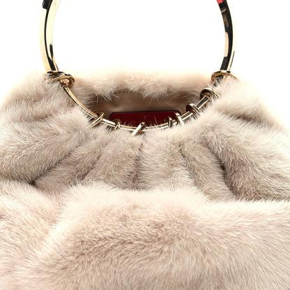 Mink Fur Clutch Pink