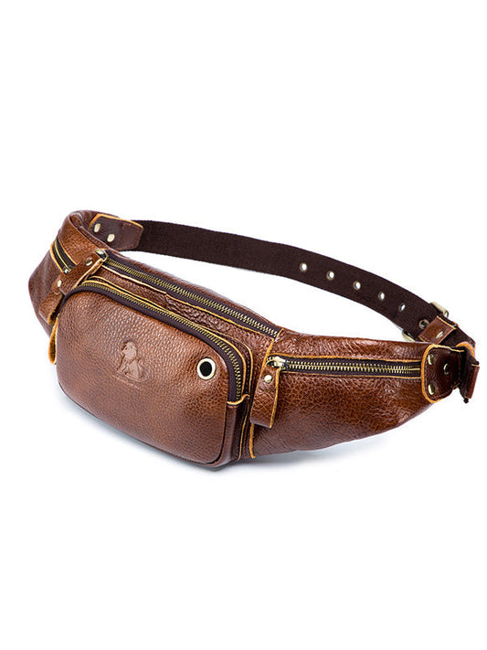 Men Casual Zipper Crossbody Bag