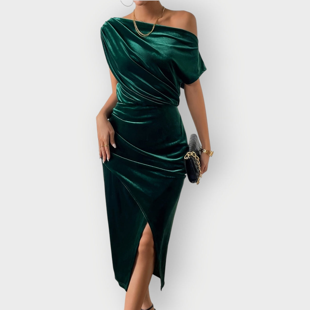 Carrie™ | Off-Shoulder Midi Dress