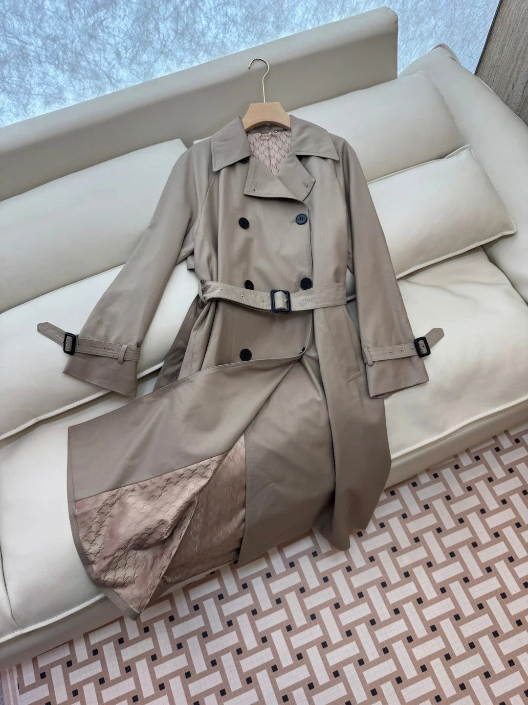 MAX MARA 25S DOUBLE-BREASTED LONG COAT 016