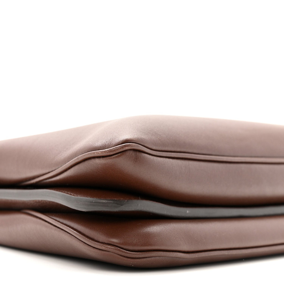 Vitello Large Soft Peekaboo Mogano