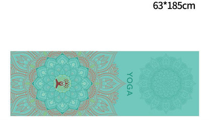 Portable Printed Yoga Towel Non-Slip Design Supports Custom Pattern Design Digital Printed Yoga Towel Yoga Mat 789