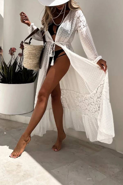 Wear a sunscreen long cardigan