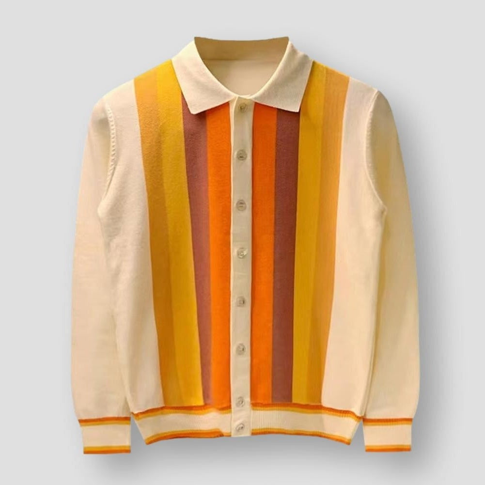 Sky Madrid Knitted Polo Sweater