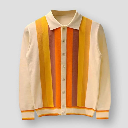 Sky Madrid Knitted Polo Sweater