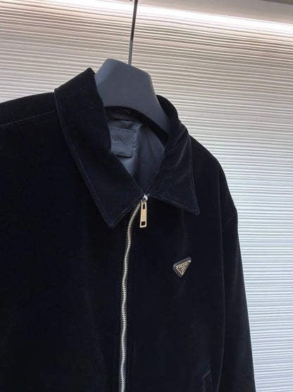 PRADA 25S VELVET JACKET 466