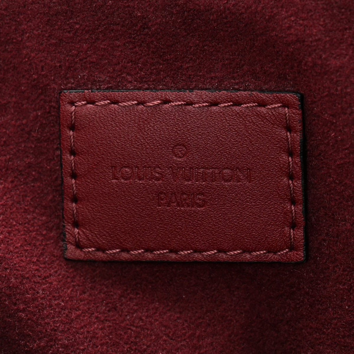 Monogram Flower Zipped Tote MM Bordeaux
