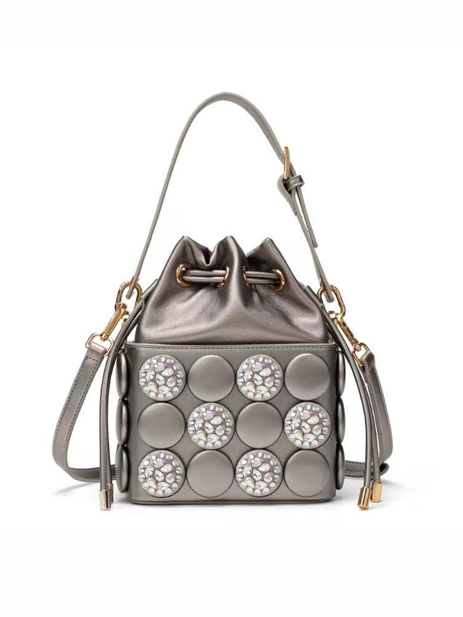 Persephone Retro-Button Cylindrical Bag