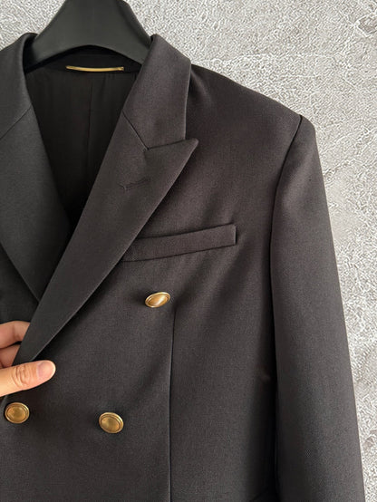 YSL Suit Jacket Black Wool