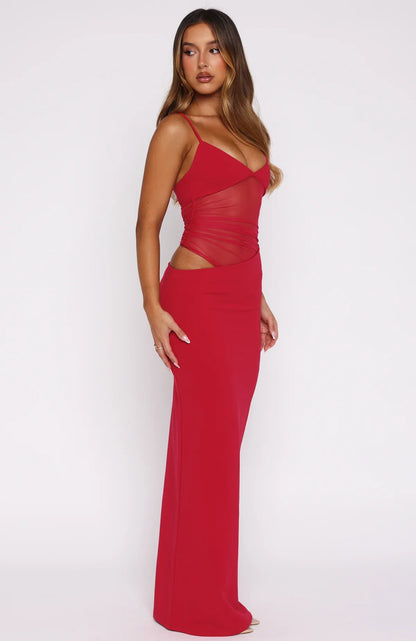 Call Me Up Maxi Dress Berry