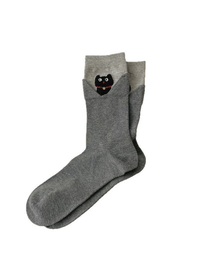 Rufia - Double Wear Socks with Cute Animals Patterns for Women