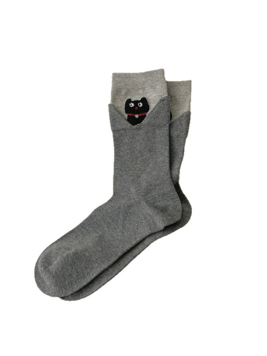 Rufia - Double Wear Socks with Cute Animals Patterns for Women