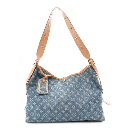 Monogram Denim CarryAll MM Blue