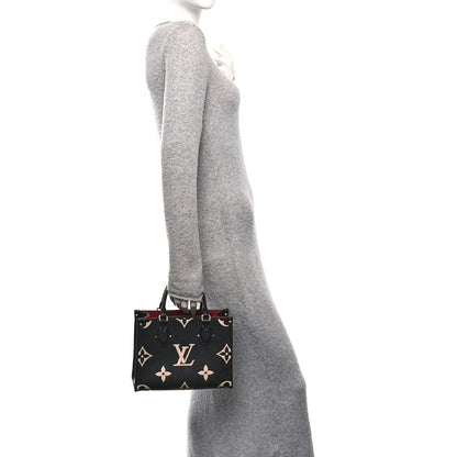 Empreinte Monogram Giant Onthego PM Black Beige