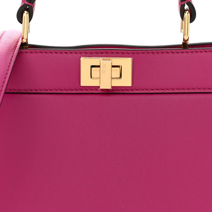 Shiny Nappa Petite Peekaboo I SEE U Satchel Ciclamino Pilar
