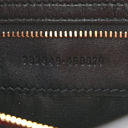 Calfskin Small Jackie Shoulder Bag Black