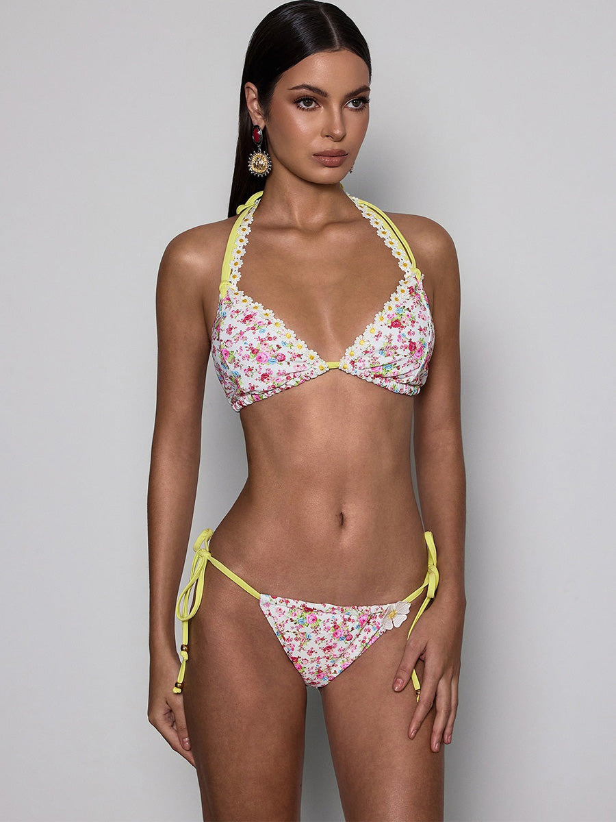 Ophira Flower Bikini Two Piece Set